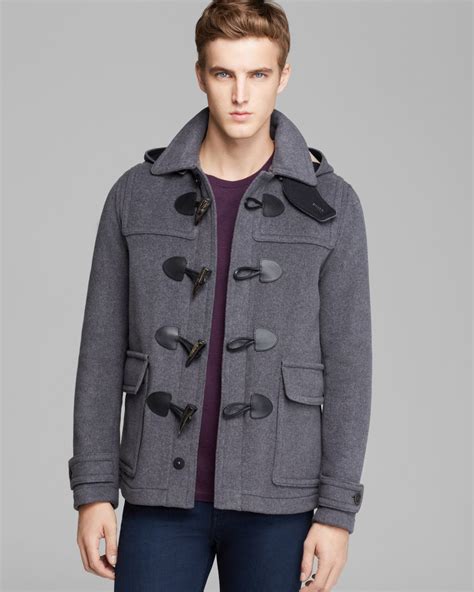 burberry toggle coat fur|Burberry men's coat outlet.